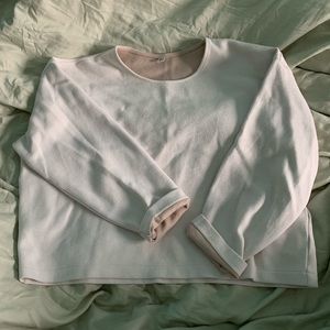 UNIQLO two tone sweatshirt